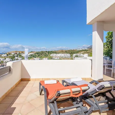 Sunset Seaview Corner With Pool - Happy * Estepona