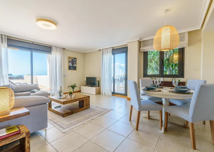 Sunset Seaview Corner With Pool - Happy * Эстепона